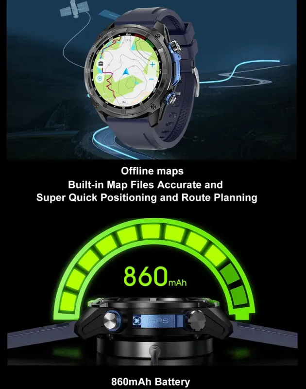 Розумний смарт годинник Smart Navigation Pro з GPS - зображення 5