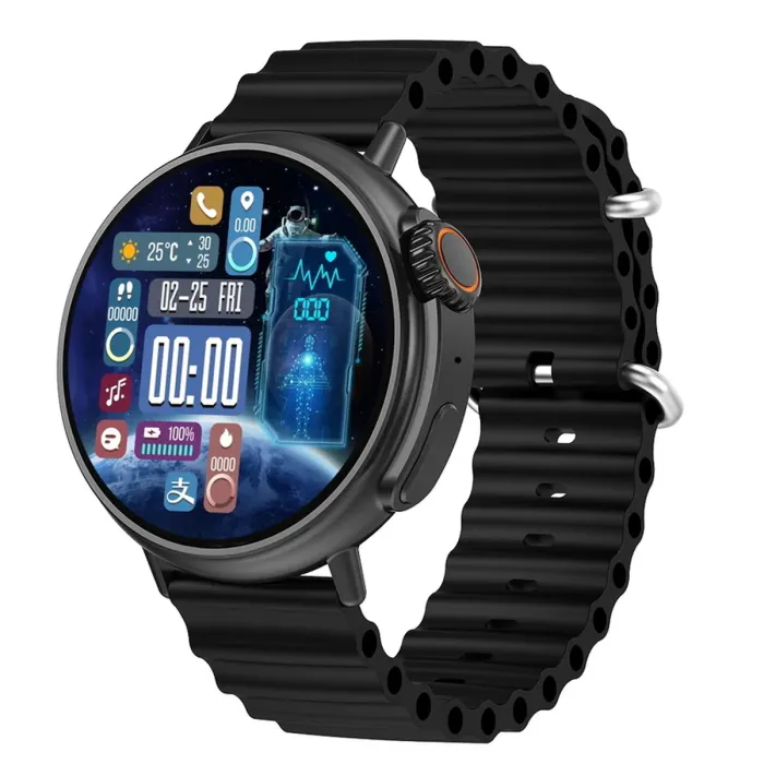 Розумний смарт годинник Smart Plane Black водостійкі - зображення 1