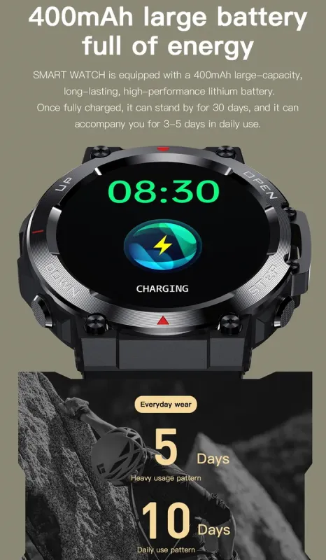 Розумний смарт годинник Smart Profit AK+ Black - зображення 7