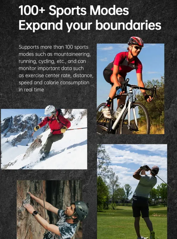 Розумний смарт годинник Smart Profit AK+ Black - зображення 11