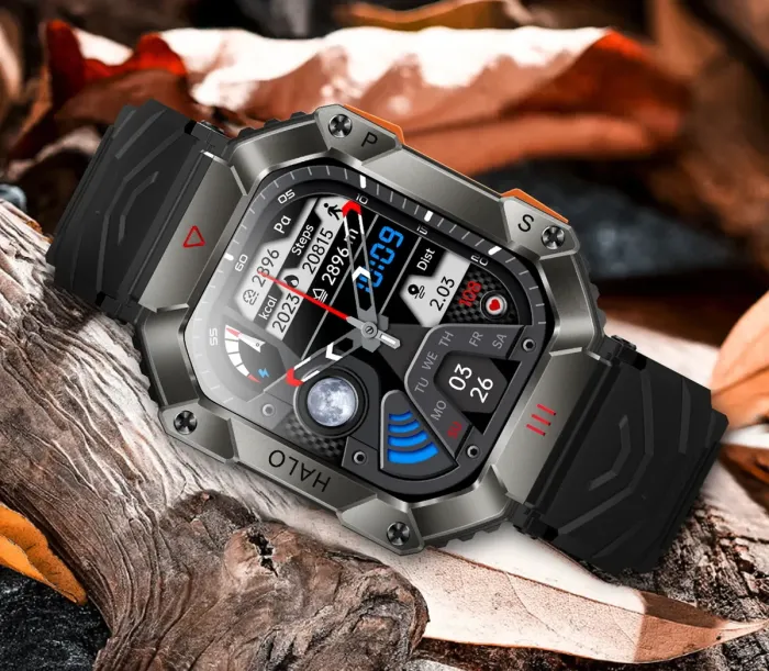 Розумний смарт годинник Smart Racer K+ Black з компасом - зображення 9