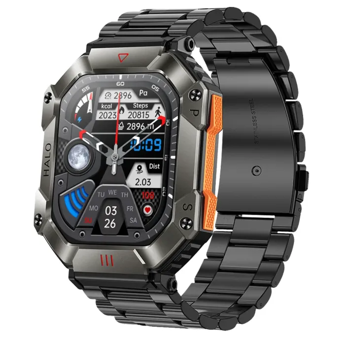 Розумний смарт годинник Smart Racer K+ Steel з компасом - зображення 9