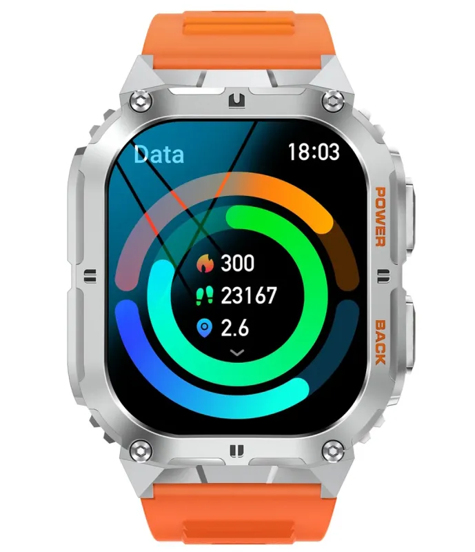 Розумний смарт годинник Smart Respect X Orange з компасом - зображення 5