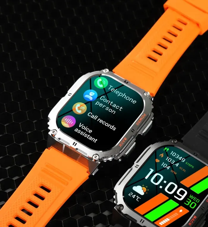 Розумний смарт годинник Smart Respect X Orange з компасом - зображення 8