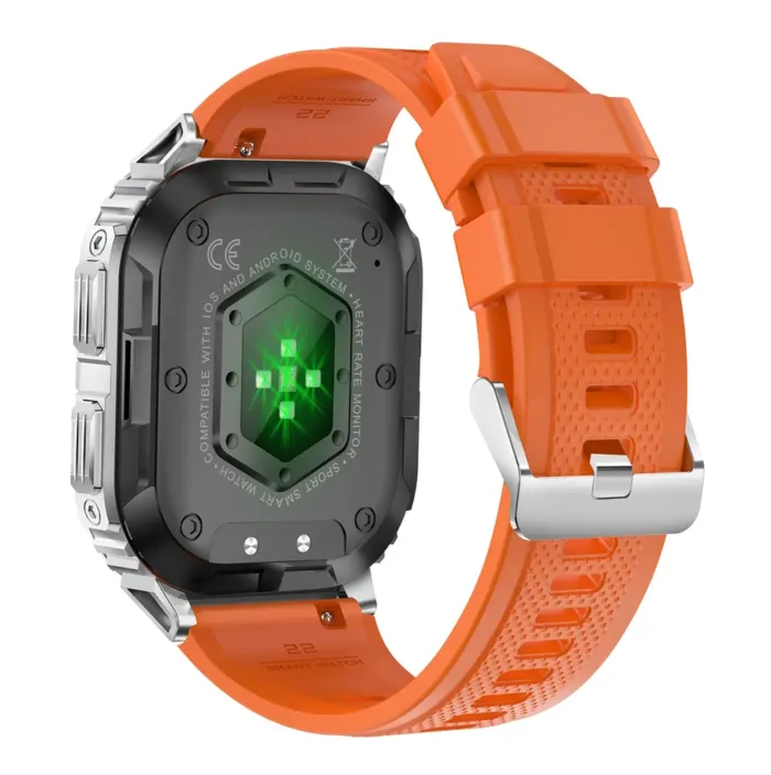 Розумний смарт годинник Smart Respect X Orange з компасом - зображення 11