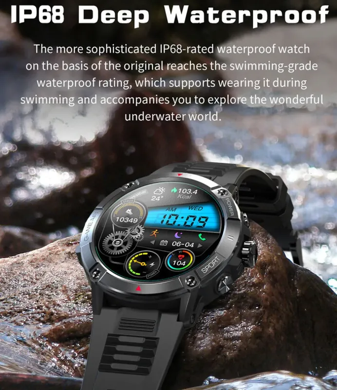 Розумний смарт годинник Smart River Max Blue - зображення 10