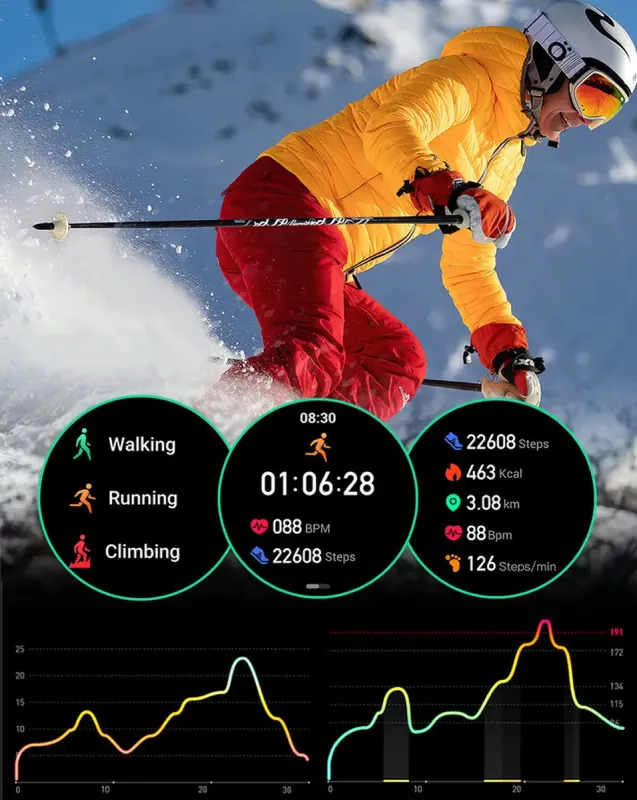 Розумний смарт годинник Smart River Max Blue - зображення 11