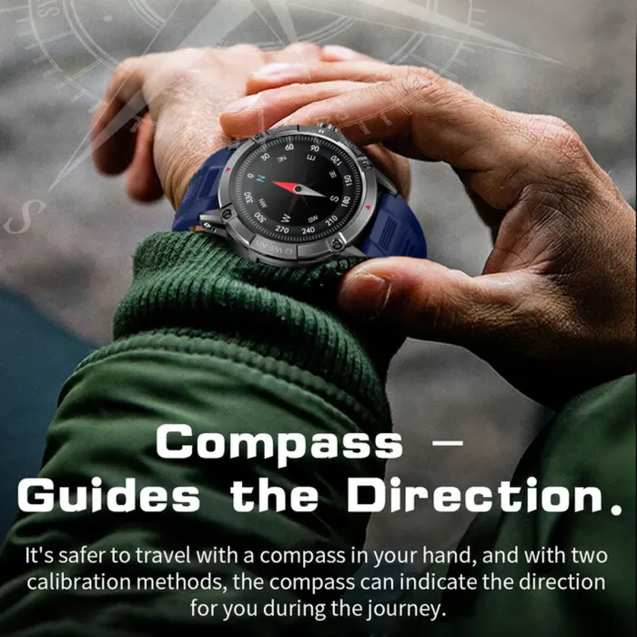 Розумний смарт годинник Smart River Max Blue - зображення 5