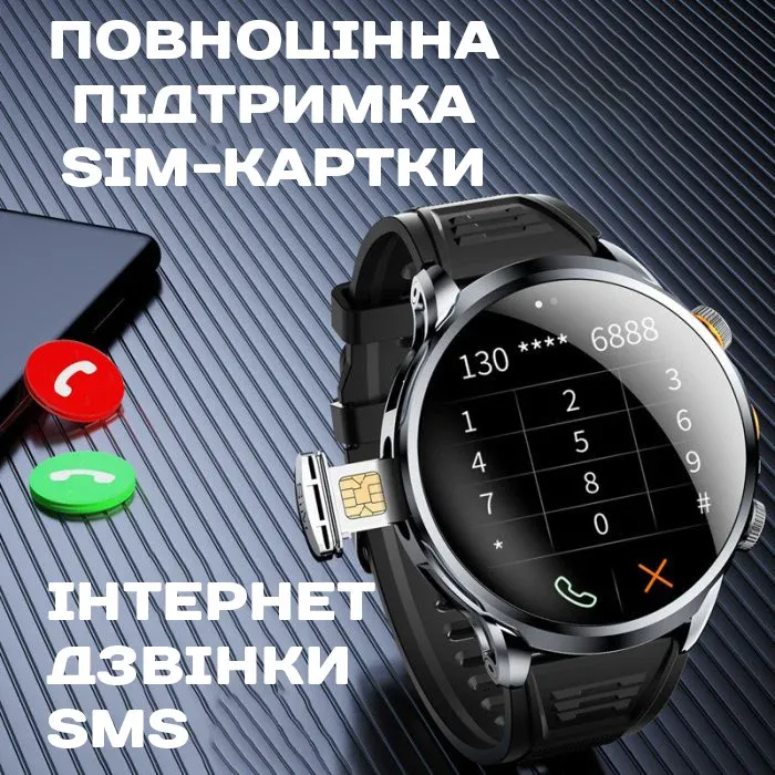 Розумний смарт годинник Smart Technology з SIM-картою УЦІНКА - зображення 7