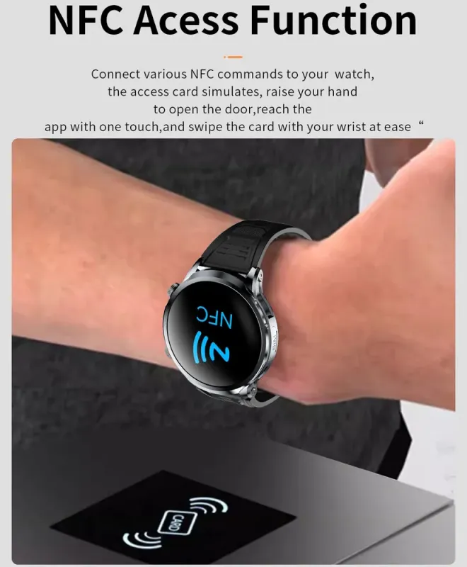 Розумний смарт годинник Smart Sim Technology NFC - зображення 6