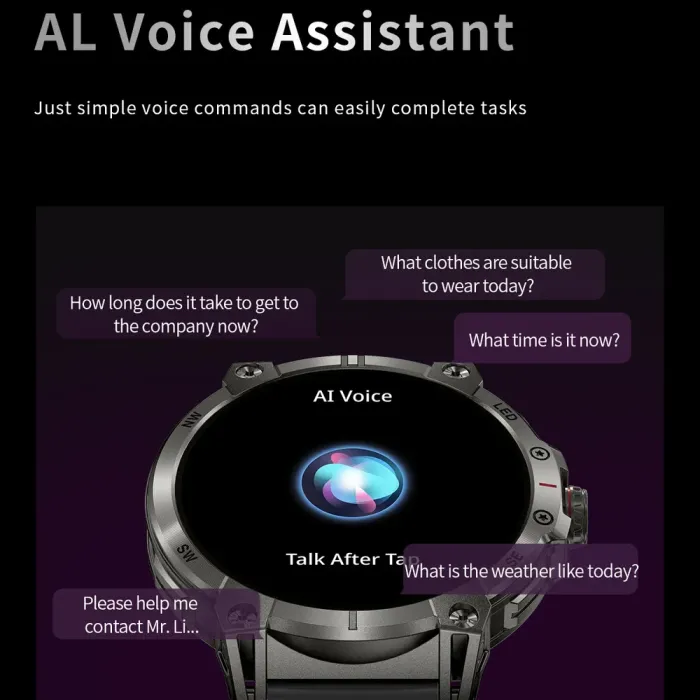 Розумний смарт годинник Smart Stalker Max з компасом - зображення 5