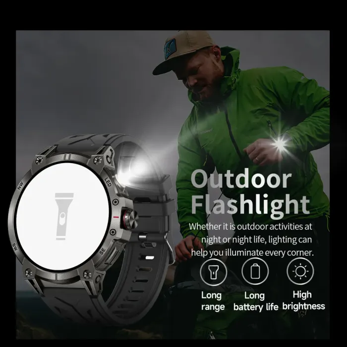 Розумний смарт годинник Smart Stalker Max з компасом - зображення 4