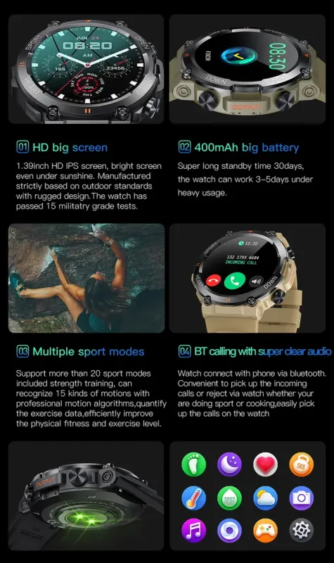 Розумний смарт годинник Smart Storm Green - зображення 9