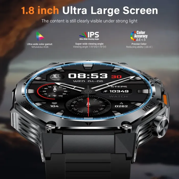 Розумний смарт годинник Smart Surf X Pro Black Steel, 2 ремінці - зображення 5