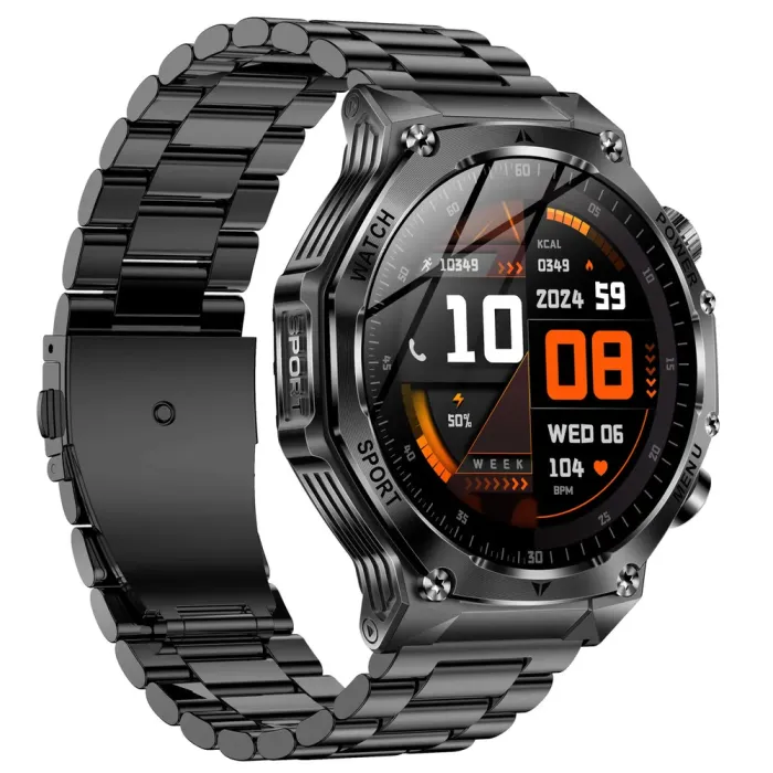 Розумний смарт годинник Smart Surf X Pro Black Steel, 2 ремінці - зображення 11