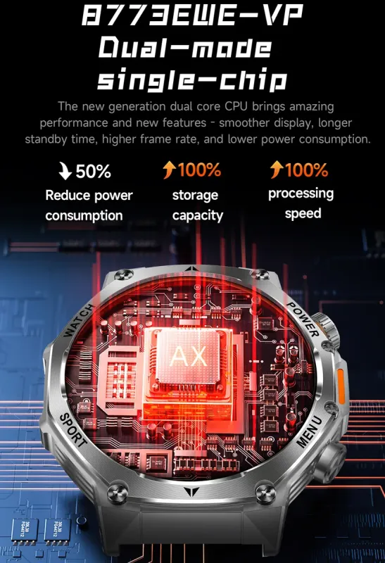 Розумний смарт годинник Smart Surf X Pro Steel, 2 ремінці - зображення 12