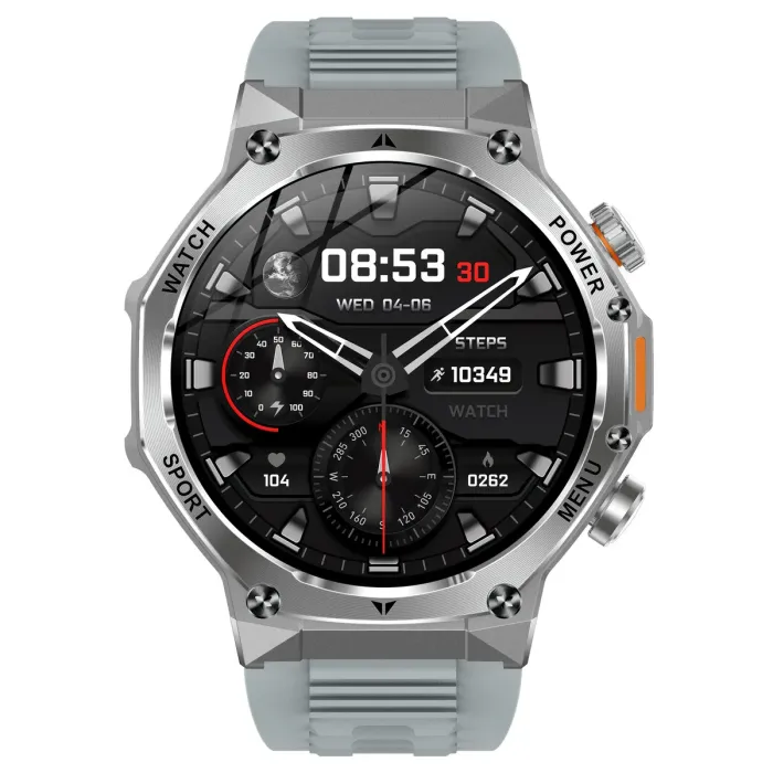 Розумний смарт годинник Smart Surf X Pro Grey, 2 ремінці - зображення 2