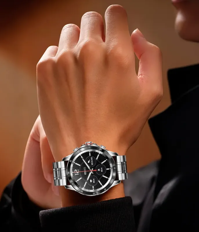 Розумний смарт годинник Smart Terminator New Silver - зображення 6