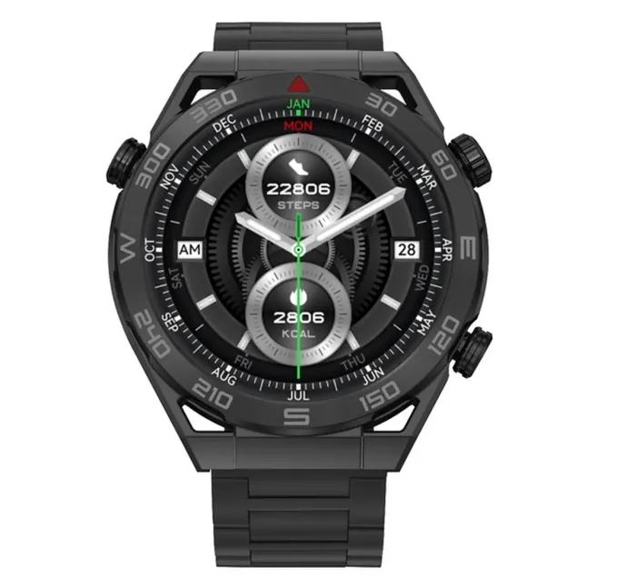 Розумний смарт годинник Smart Ultramate Black водостійкі - зображення 3