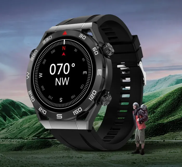 Розумний смарт годинник Smart Ultramate Black водостійкі - зображення 10