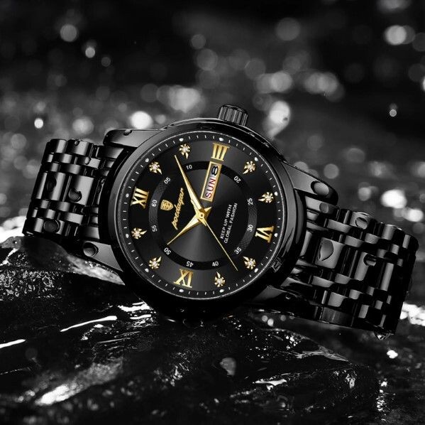 Чоловічий годинник Poedagar Unique Men Black - изображение 2