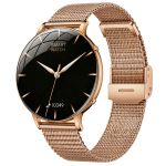 Розумний смарт годинник Smart Rose Steel з ліхтариком