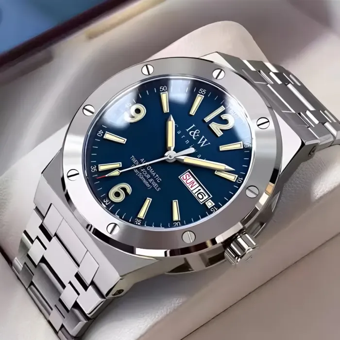 Чоловічий механічний водостійкий годинник Carnival Submarine Supermetal 5BAR - зображення 1
