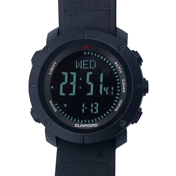 Чоловічий спортивний водостійкий тактичний з компасом годинник Sunroad Protect - зображення 1