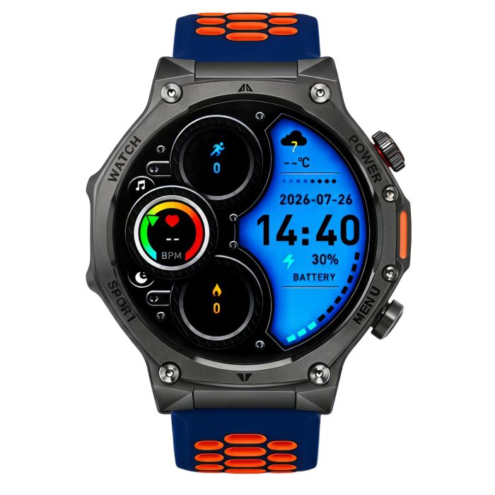 Розумний смарт годинник Smart Surf X Pro Lava Blue, 3 ремінці - изображение 2