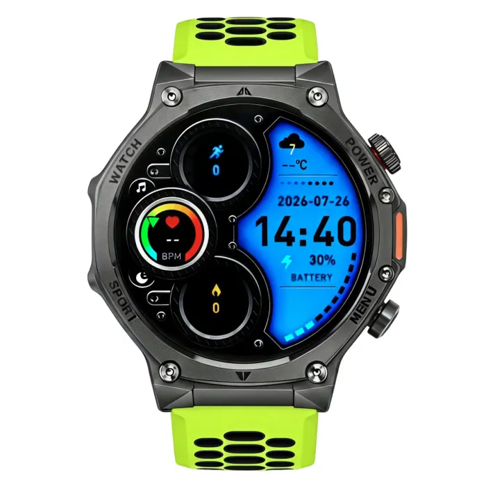 Розумний смарт годинник Smart Surf X Pro Venom Green, 3 ремінці - зображення 2