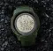 Чоловічий водостійкий спортивний тактичний годинник Sykone Saturn Green