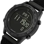 Чоловічий водостійкий спортивний тактичний з компасом годинник North Edge Tank3 Nylon Power 5BAR, 2 ремінці