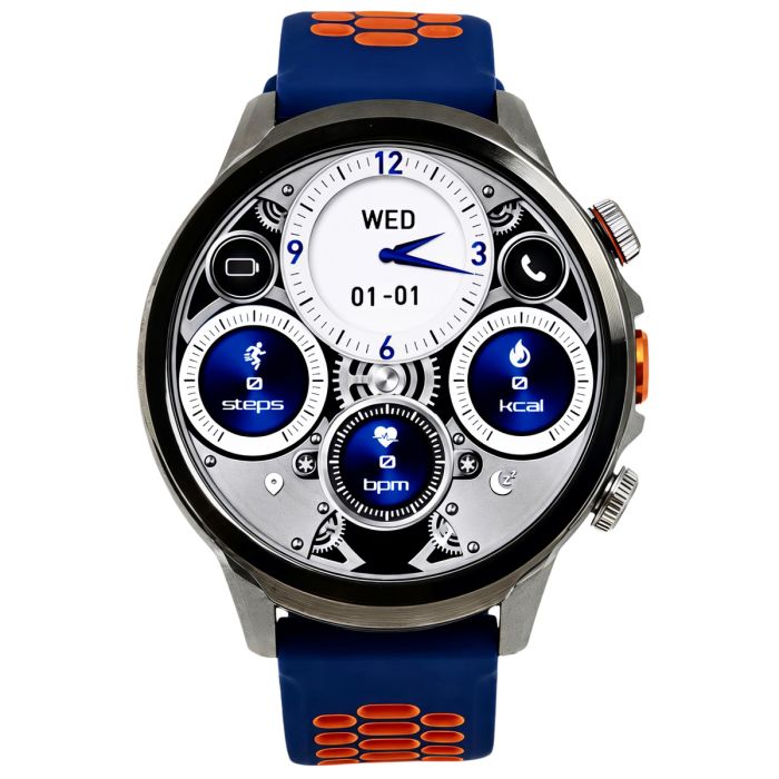 Розумний смарт годинник Smart Technology Lava Blue з SIM-картою - изображение 2