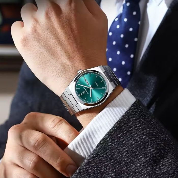 Чоловічий годинник Poedagar Teodor Teal - изображение 3