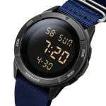 Чоловічий водостійкий спортивний тактичний годинник North Edge Terrax Special Blue з компасом