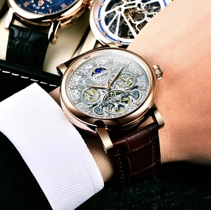 Чоловічі годинники Tevise Oscar - зображення 6