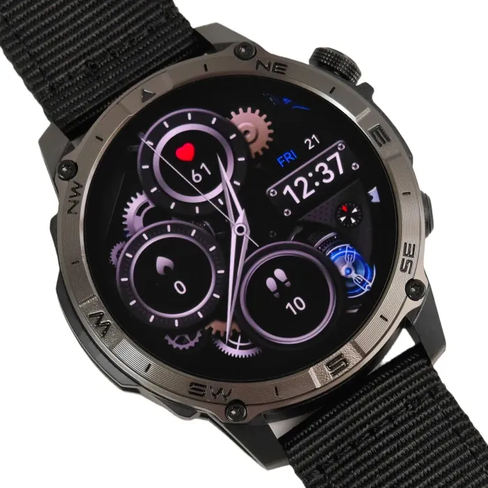 Розумний смарт годинник North Edge GPS Titan Black Spider з компасом - изображение 2