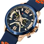 Чоловічий годинник Curren Toronto Lava Blue