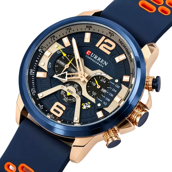 Чоловічий годинник Curren Toronto Lava Blue - зображення 1