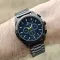 Чоловічий механічний годинник Forsining Walker Limited Blue & Black, 2 ремінці
