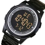 Чоловічий водостійкий спортивний тактичний годинник GoldenHour Water Metal Black