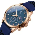 Чоловічий годинник Poedagar West Blue Rush 