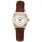 Жіночий механічний годинник Carnival White Leather Classic, 2 ремінці