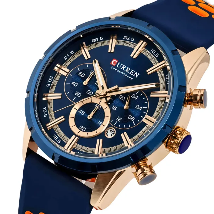 Чоловічий годинник Curren Wild Lava Blue - зображення 1