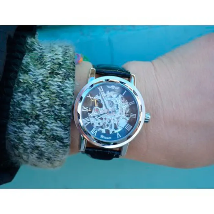 Чоловічі годинники Winner Black - зображення 9