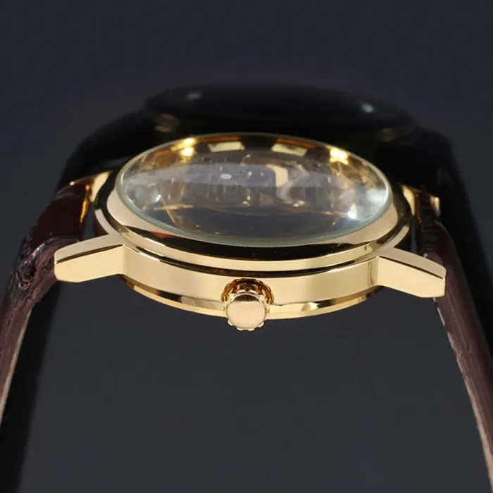 Жіночі годинники Winner Gold  Brown - зображення 8