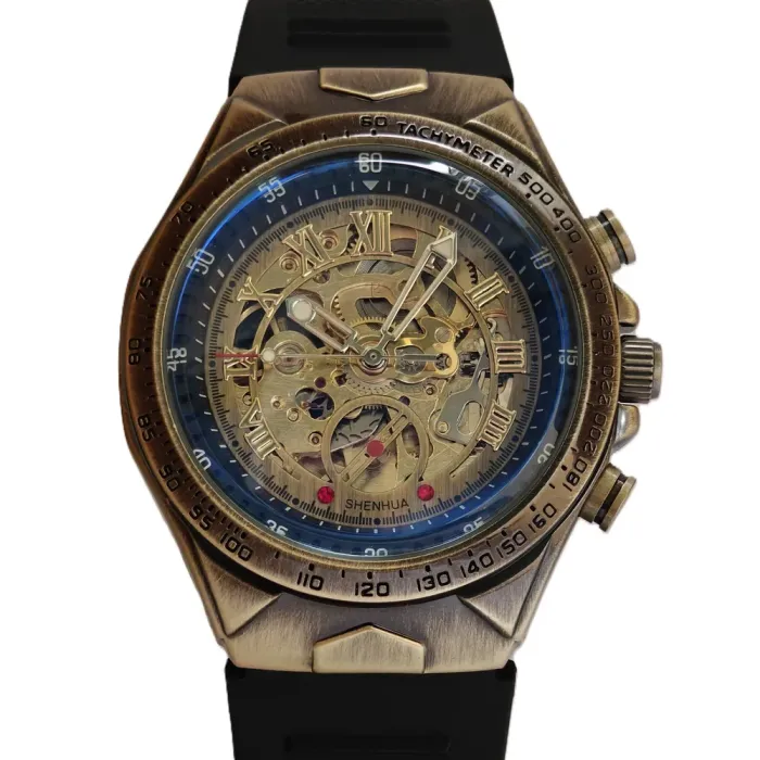 Чоловічий механічний годинник Winner Status Rubber, 2 ремінці - зображення 1