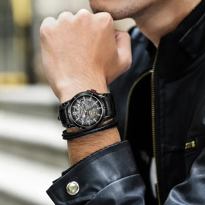 Чоловічий механічний годинник Winner Autography - зображення 4