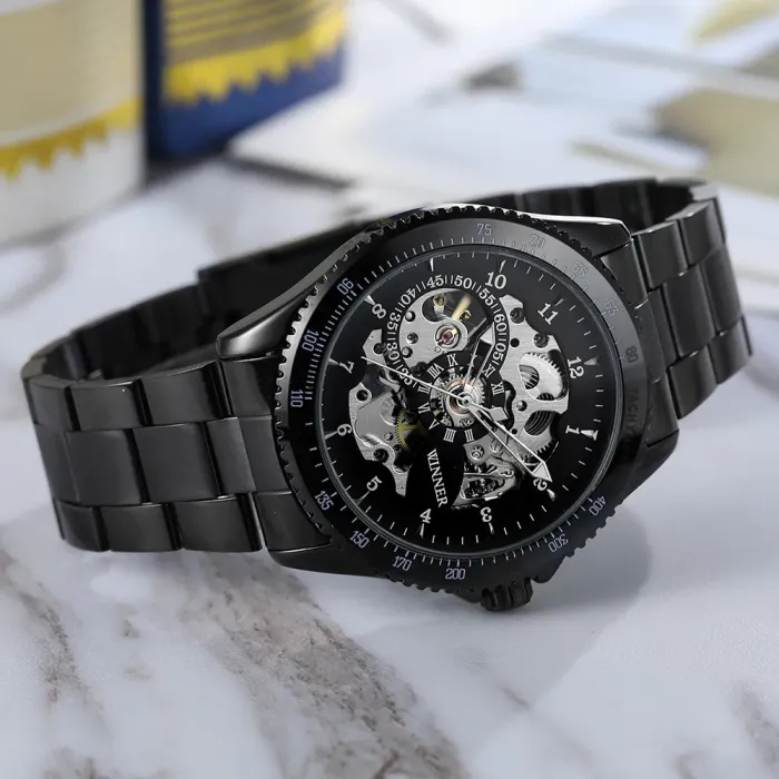 Чоловічий механічний годинник Winner Fractal - зображення 4