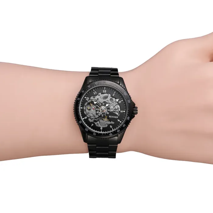 Чоловічий механічний годинник Winner Fractal - зображення 8